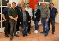 Von links nach rechts: Uwe Massenberg, Tim Vollert, Heinz Krystofiak, Nazan Saglam, Felix Veerkamp, Frank Schepke, Monika Krystofiak, Michael Gauding, Friedhelm Pape