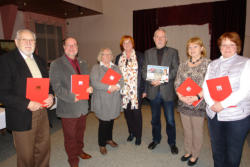 v.l. Walter Pietsch, Rolf-Dieter Crois, Doris Diesing, Petra Rode-Bosse MdB, Eckhard Schepke, Ingelore Moreau, Marita Tegethoff