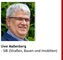 Uwe Maßenberg - SIB (Straßen, Bauen und Imobilien)